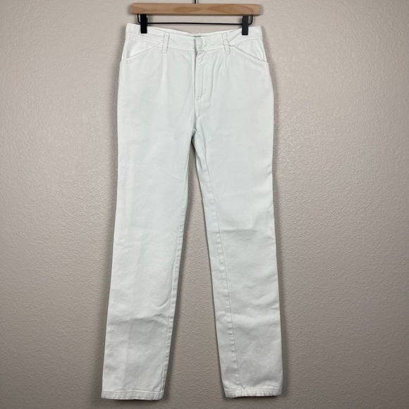 Philosophy Di Lorenzo Serafini Womens 4 Light Mint Green Denim Jean Mid Rise Y2K - Picture 4 of 16